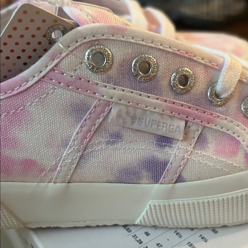 NEW Superga Women's Tie-Dye Sneakers - Picture 7 of 8